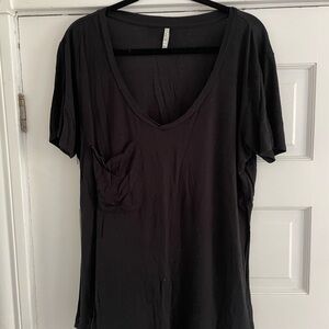 Z-Supply Black V-Neck Women's Top